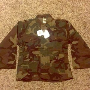 Camo Brand New Canvas Youth Button Up